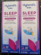 Hyland's Naturals Kids' Sleep Calm Immunity with Melatonin Liquid/Grape/Lot 2