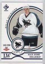 2003-04 Pacific Private Stock Reserve Blue 145/250 Milan Michalek #137 0a4