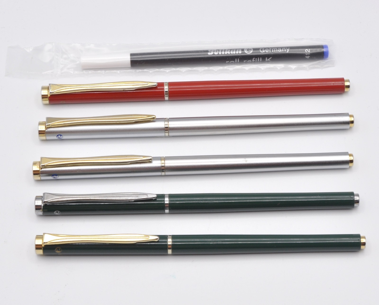 Pelikan 1992 lot 5 rollerball pens R371 different colors NEW old stock