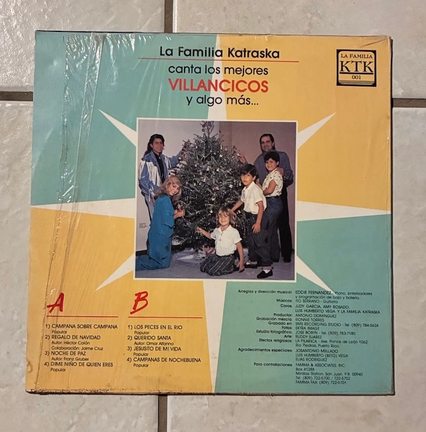 La Familia Katraska Canta Los Mejores Villancicos Y Algo Mas… KTK Lp - Image 2 of 2