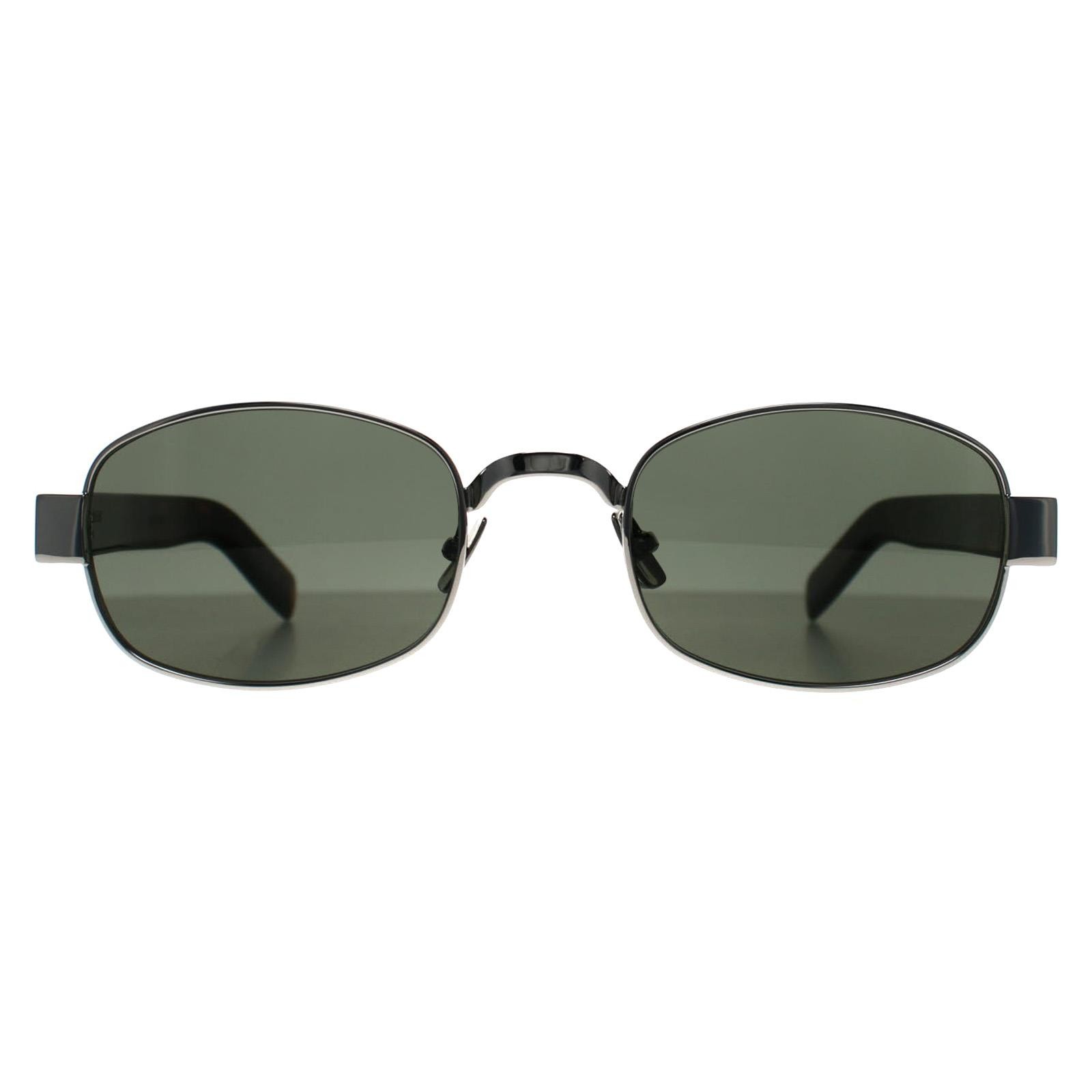 Occhiali da sole Saint Laurent SL 706 002 argento grigio avana