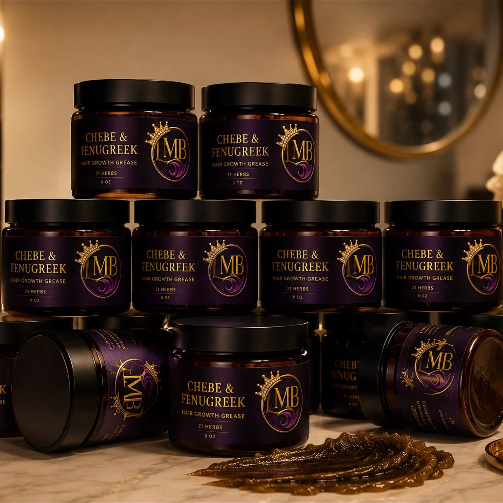 WHOLESALE (10) CHEBE HAIR GREASE promote rapid hair growth Fast hair Growth NEW