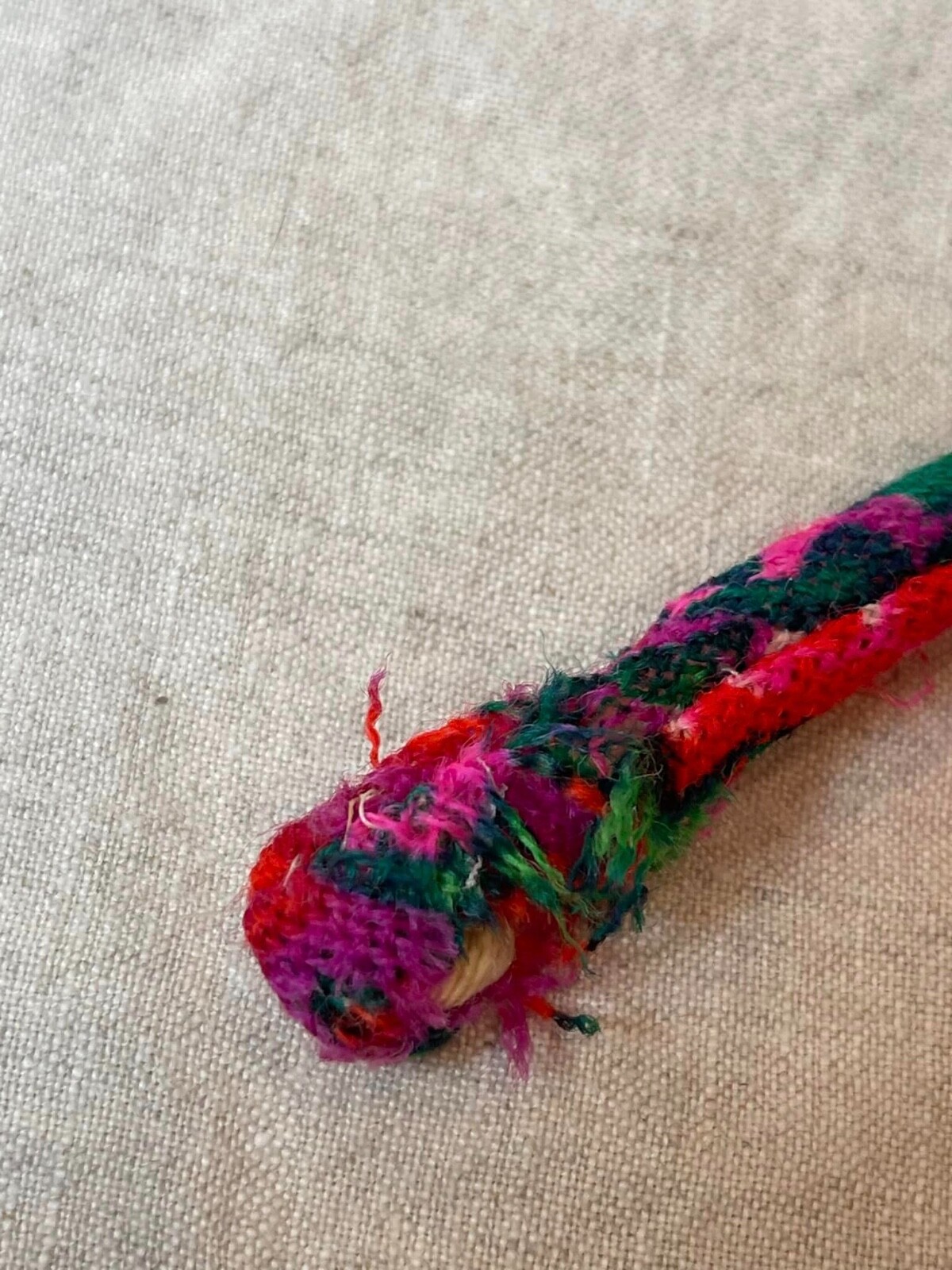 1960's bright patchwork print hat Styled by Coral… - image 7