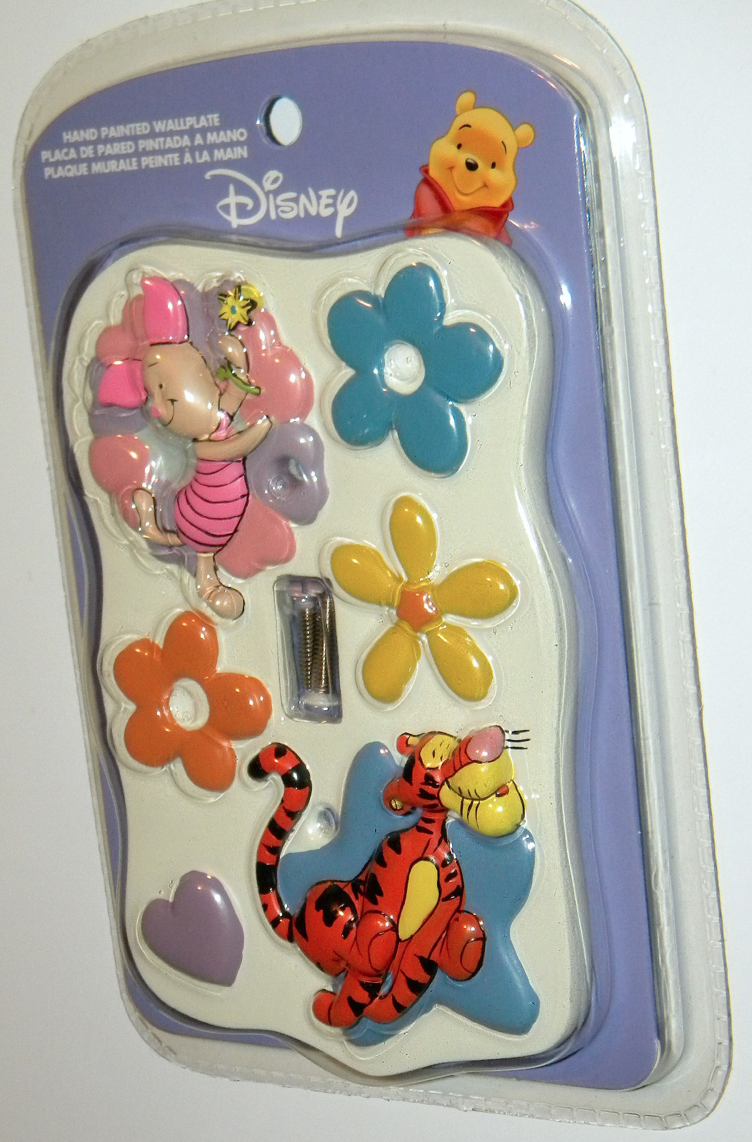 NEW Disney Piglet Tigger Light Switch Plate Cover Amerelle Pooh Single FREE SHIP