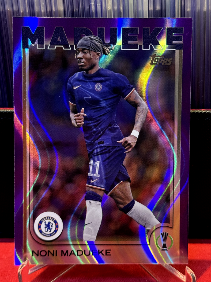 NONI MADUEKE 2024-25 Topps UEFA Purple Flowfractor Chelsea #113
