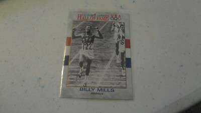 1991 IMPEL U.S. OLYMPIC HALL OF FAME  CARD #24 BILLY MILLS 