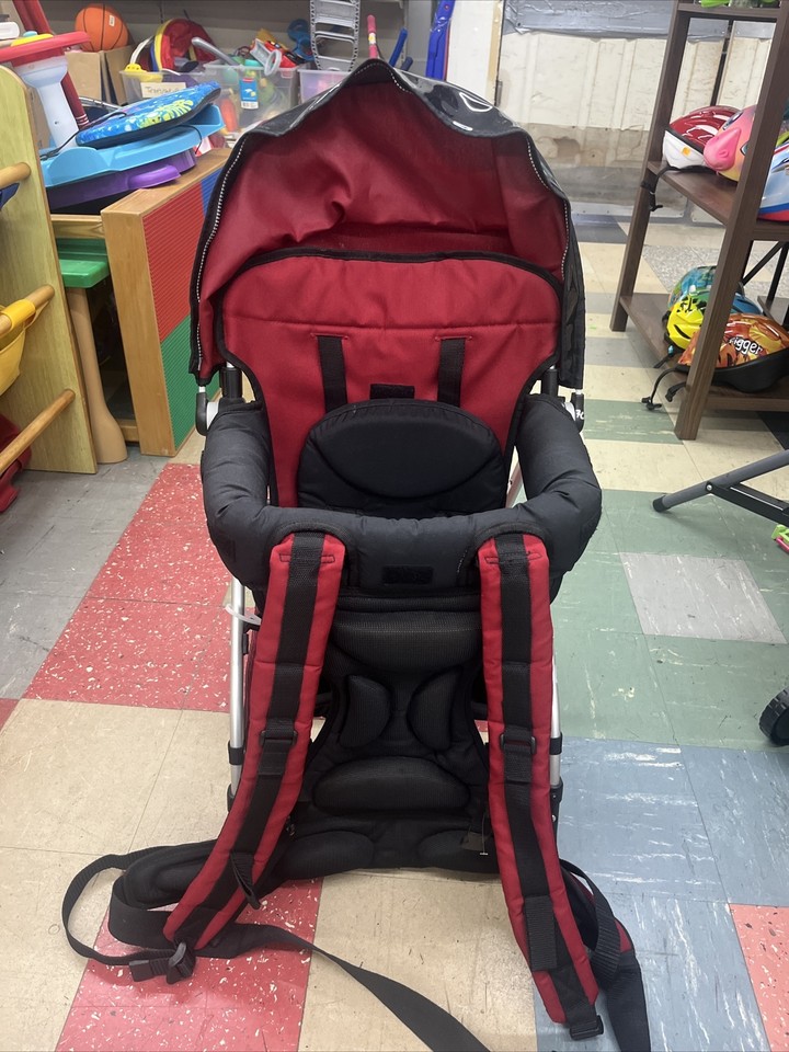 Chicco Smart Support Red Black Backpack Frame Carrier Child Baby