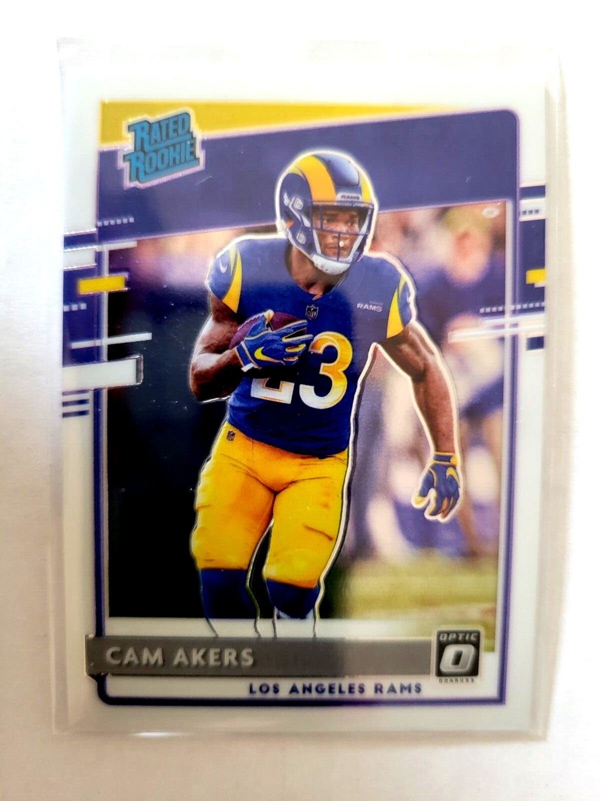 2020 Donruss Optic Cam Akers Rated Rookie RC #175 Rams Superbowl CHAMPS