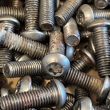 100x M8 1.25 25MM Button Domed Head Torque Star Cap Screws Stainless Steel 7M