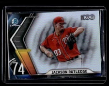 2022 Bowman Scouts' Top 100 Jackson Rutledge Washington Nationals #BTP-74