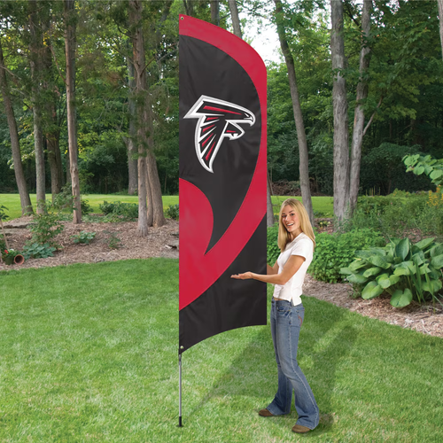 ATLANTA FALCONS 8,5 FUSS HOHE TEAMFLAGGE 11,5' POLSCHILD BANNER NFL - Bild 5 von 5