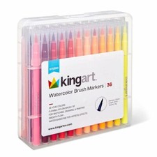 Watercolor Brush Markers 36 Piece Multicolor 410-36