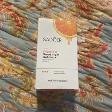 SADOER Deep Cleansing Mask Moisturizing Restorative Daub-Vitamin C-20pcs Night