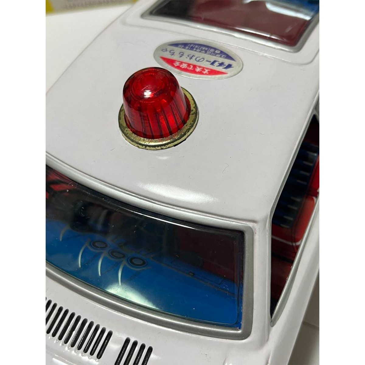 ICHIKO Fairlady Z Patrol Police Car Tin Toy Friction Powered