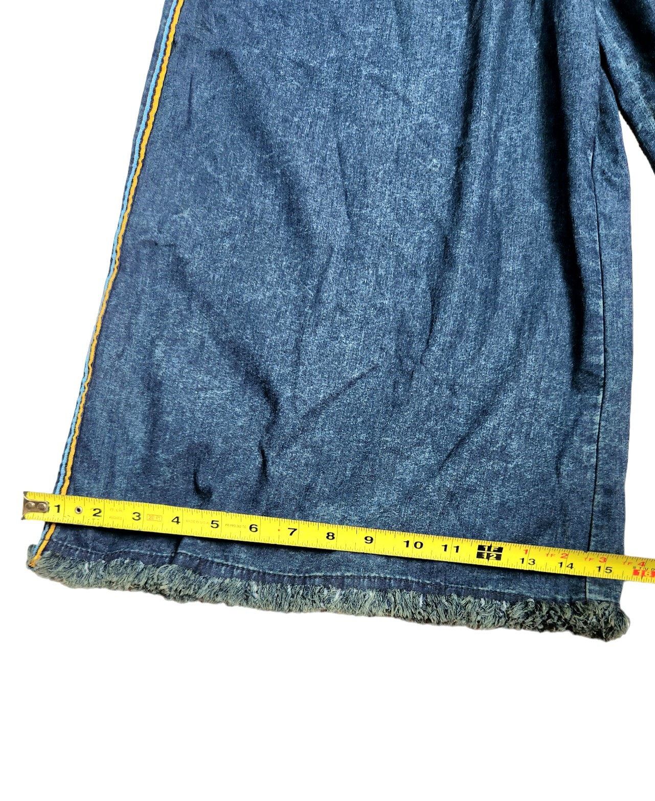 Easel Los Angeles Wide Leg Pants in Denim Cropped Palazzo Size S NWT eBay