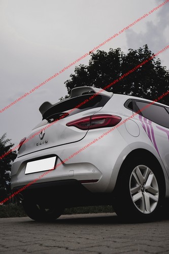 SPOILER ALETTONE POSTERIORE CUP STILE PER RENAULT CLIO 5 ( dal 2019 ) - Foto 3 di 14