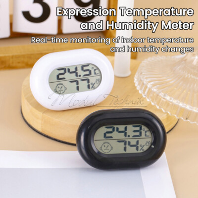 Indoor Household LCD Digital Display Temperature and Humidity Meter -20~50 