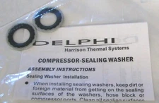 New Delphi Compressor Manifold Seal Sealing Washer Kit Harrison GM A/C Delco