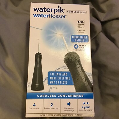 Waterpik Cordless Plus Water Flower Rechargeable Handheld Black