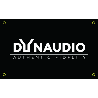 Dynaudio  black Sign Flag for decorative Banner HIFI Sound room Audio Display