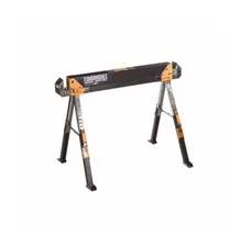 ToughBuilt™ 590kg Heavy Duty Steel Folding Sawhorse Saw Horse Work Table 1165mm