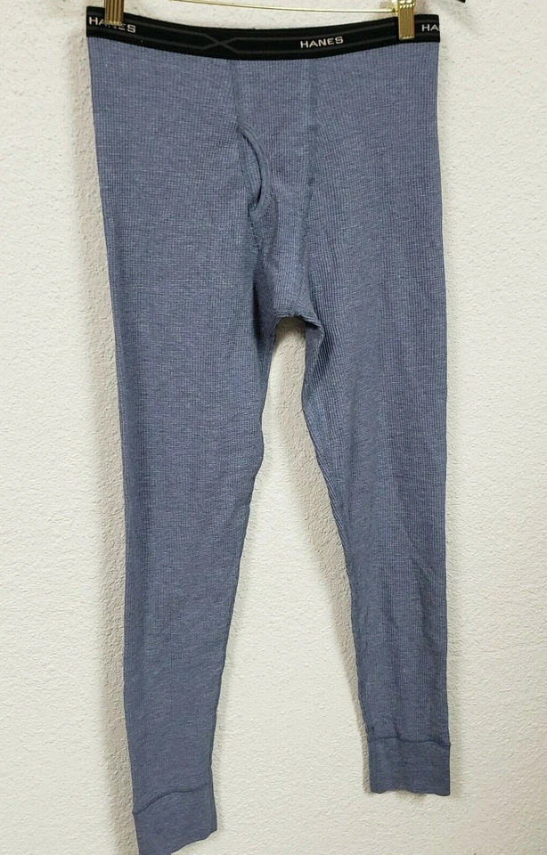 Juego de ropa interior térmica Hanes Big Boys, azul jaspeado, grande 14-16 Foto 4 de 4