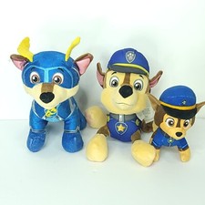 Paw Patrol The Mighty Movie 7" Plush Chase Spin Master Lot of 3 Different Toys