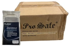 Pro Safe Beckett Perfect Fit Sleeves 34153 New Soft Store Safe Card