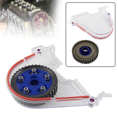 Clear Gear Zahnriemenabdeckung+Cam Gear für Honda Civic D15 D16 SOHC 96-00 Blua - Picture 4 of 11
