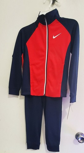 Color Block Tricot Tracksuit Set 