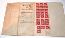 1923 Irasburge Vermont Property Deed with Tax Stamps