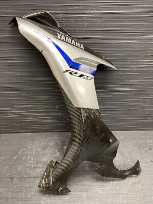 2016 Yamaha R1M, left side fairing, left body work, OEM Carbon fiber #77224