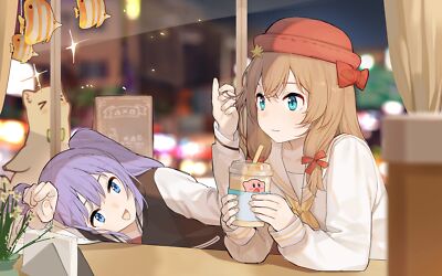 Anime Girls Digital Digital Art Artwork 2D Looking  Gaming Mat Desk 26659