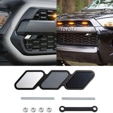 3-color Acrylic Front Grille Emblem Badge Decor For Toyota Tundra 4runner Tacoma