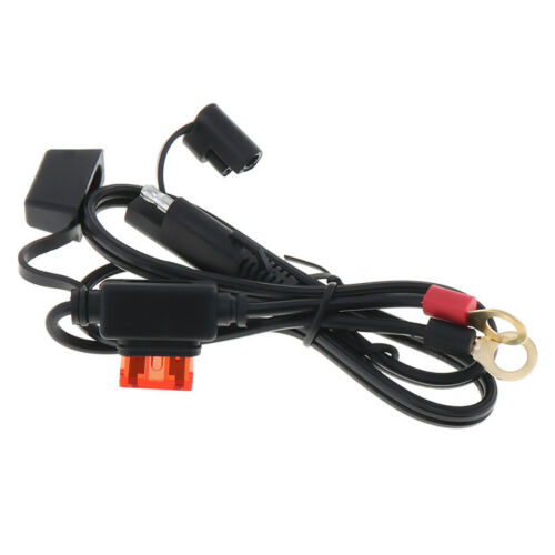 12-24V Motorbike Connection Line Charging Line Solar Battery Cable Adapter 60CM - Picture 1 of 11