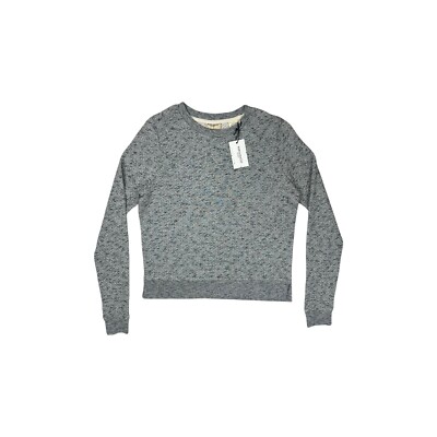 Neu mit Etikett Levi s Made & Crafted Pullover mit Rundhalsausschnitt grau Damen Small hergestellt in Portugal