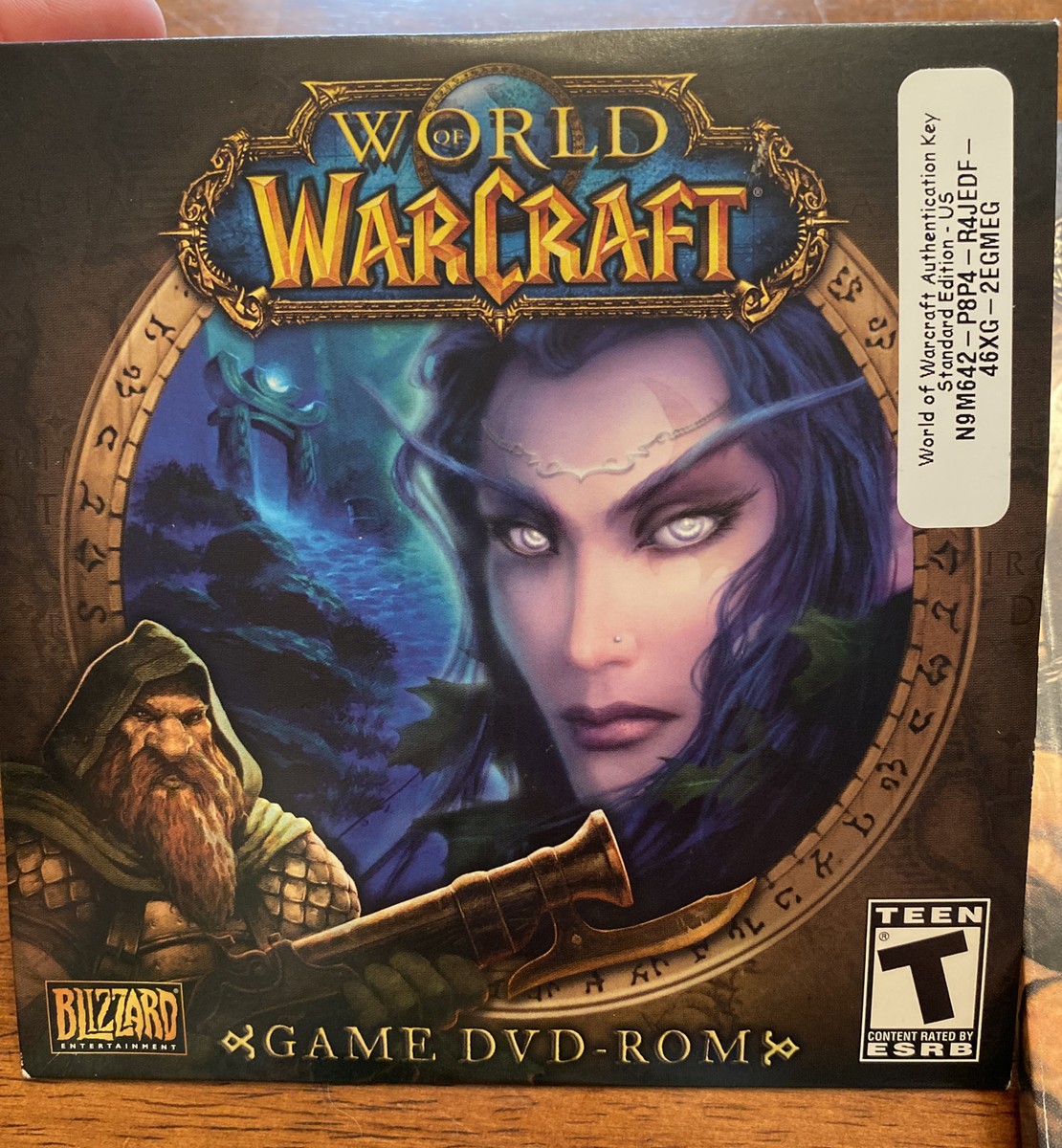 World of Warcraft Game DVD Rom & game manual Blizzard