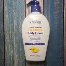 SADOER Evening Primrose Vitamin E Body Lotion 400ml Deeply Nourishes Skin NEW!