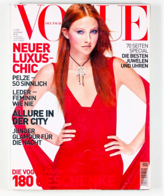 Maggie Rizer GERMAN VOGUE magazine November 2002 Deutsch edition