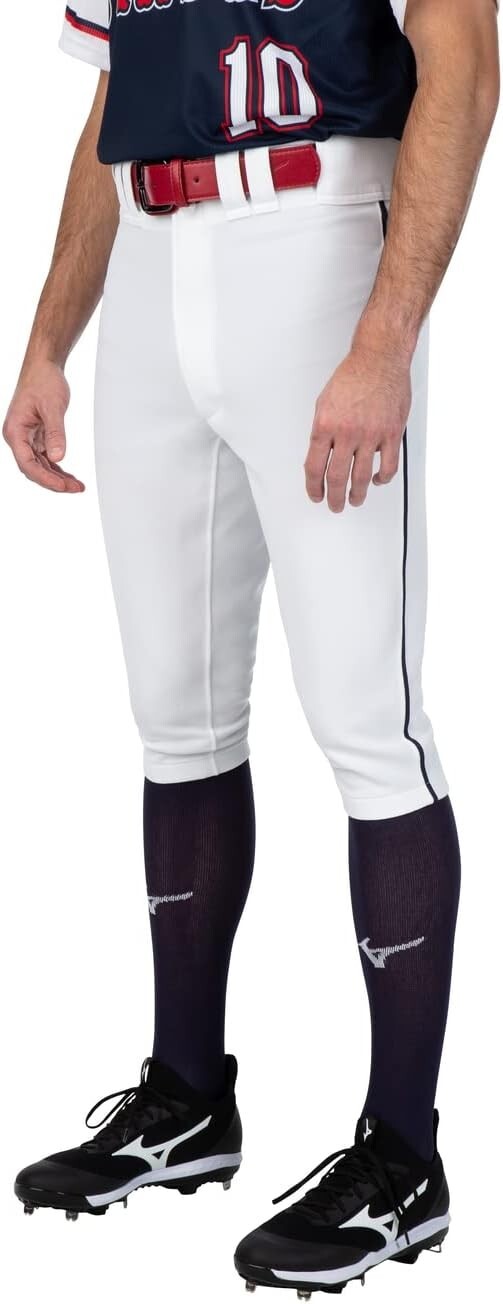 Mizuno Premier Short Piped Pants White /Black Mens L eBay