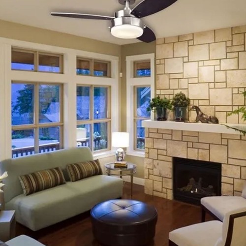 Westinghouse 42 Inch Alloy Ceiling Fan with Brushed Nickel and Reversible Blades - Picture 6 of 9
