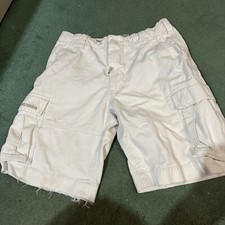 ABERCROMBIE adirondack frayed cargo shorts boys sz 14