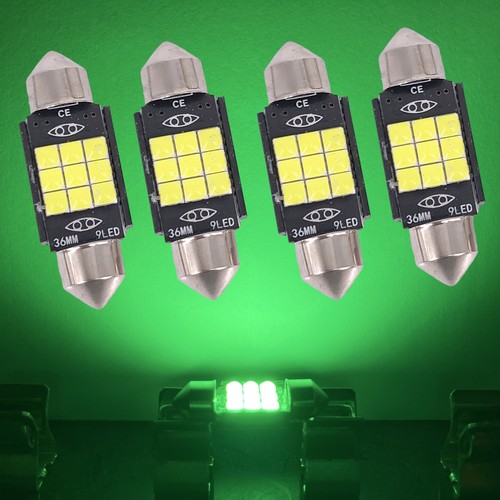 4x 36mm 6418 LED Dome Map Light Bulbs Super Bright Canbus SMD 3030 for VW Jetta - Picture 9 of 15