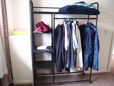 House Move Moveable Hanging Wardrobe Shelve Combination