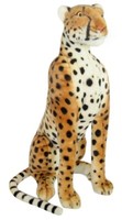 PlÜSchtier PlÜSch Gepard - Sitzend - 80 Cm - Neu - Kuscheltier PlüSchgepard