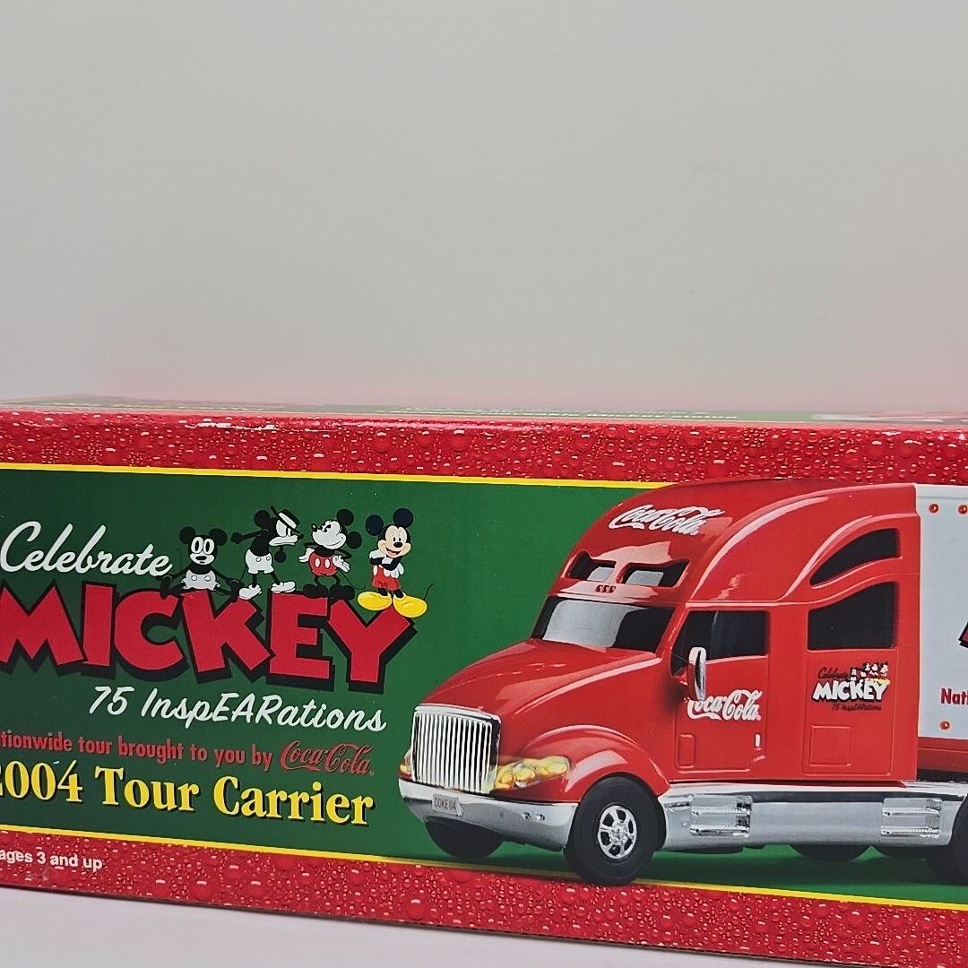 Coca-Cola Semi- 2004 Tour Carrier Trailer With Mickey Statue for