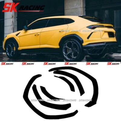 GLOSS BLACK WHEEL EYEBROW ARCH TRIM FENDER FLARE NEW STYLE FITS LAMBORGHINI URUS
