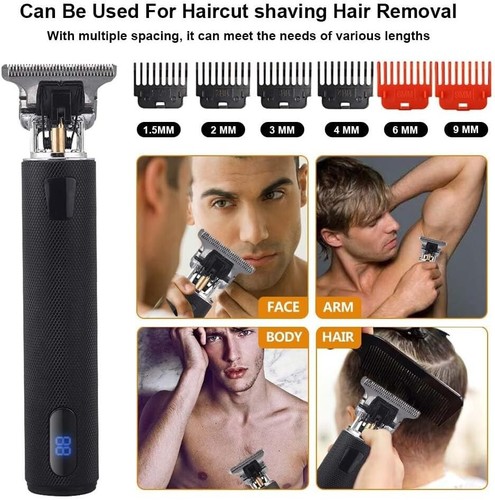 Barttrimmer Haarschneidemaschine Profi Set LED Wasserdicht Pflege USB Edel B153 - Bild 2 von 7