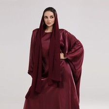Muslim Women Long Dress Ramadan Maxi Robe Abaya Dubai Kaftan Ramadan Islamic Eid
