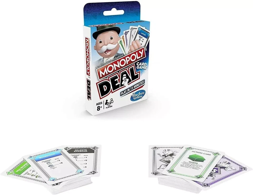Monopoly Deal Juego de Cartas Rápido para Familias, Niños A partir de 8 años y 2-5 P Foto 4 de 4